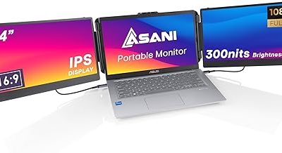 Portable Tri Monitor For Laptop