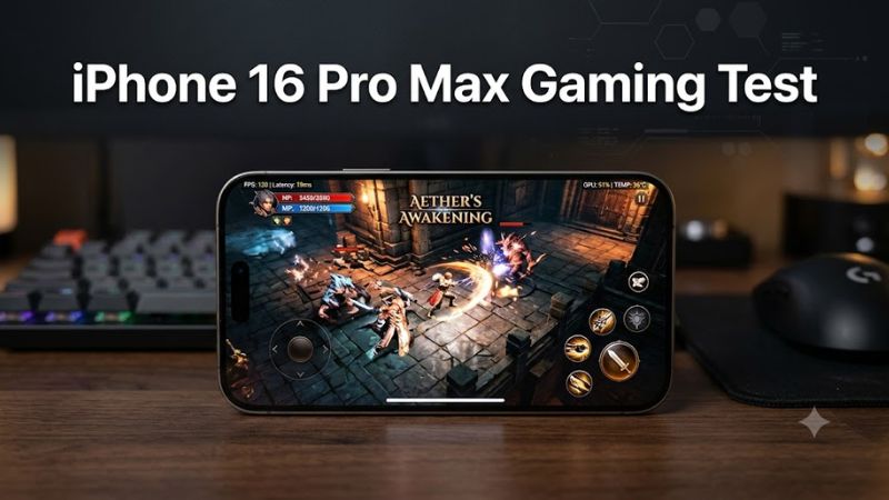 IPhone 16 Pro Max Gaming Test