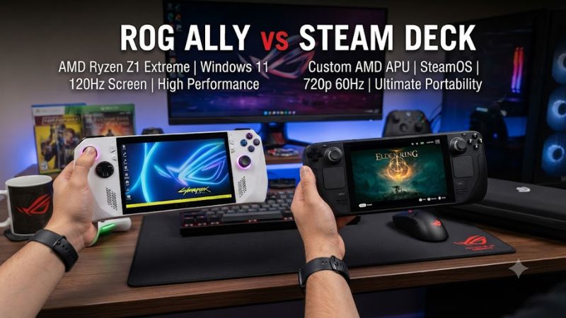 ROG Ally vs Steam Deck