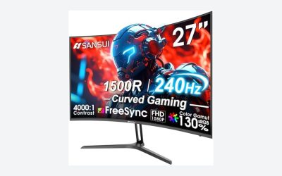 SANSUI 27-Inch Curved FHD 240Hz Gaming Monitor Review: Refresh Rate Before Resolution